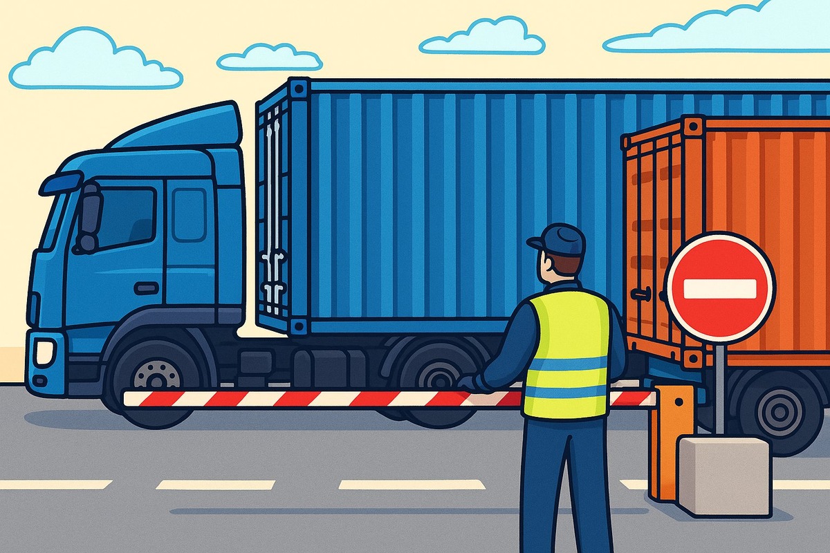 груз застрял на границе