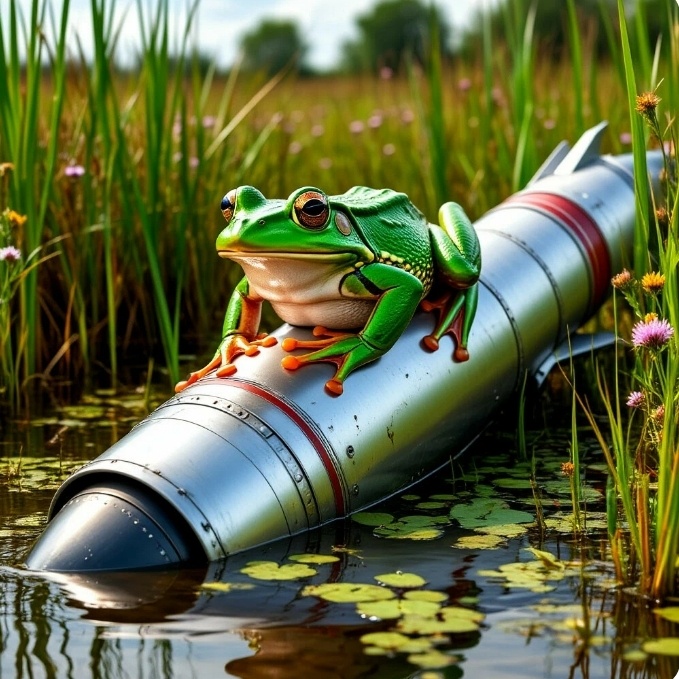 Летела ракета - упала в болото ... Продолжение, увы, следует!