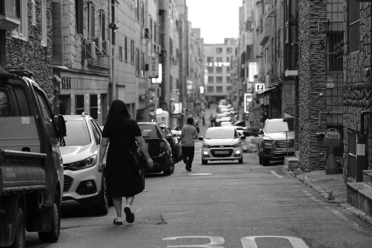 Улица в Инчхоне, она заканчивалась кошивоном, где я жил.