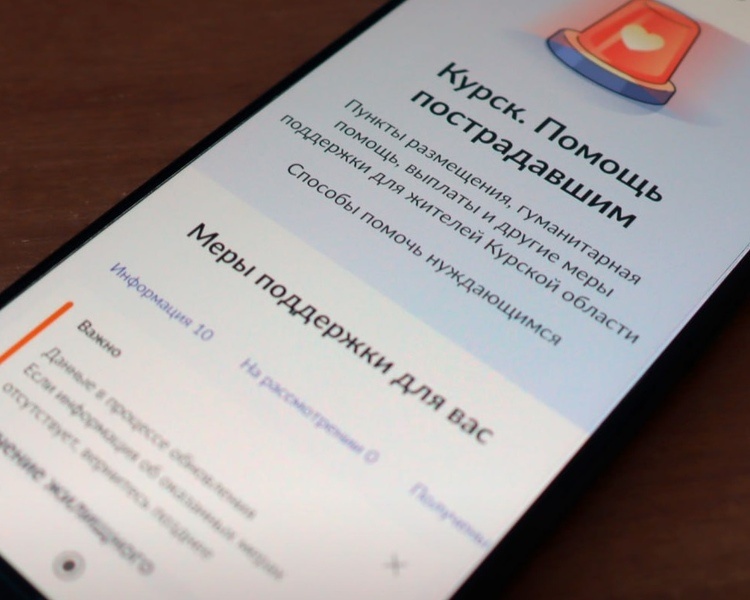     У жителей курского приграничья появился профиль на Госуслугах