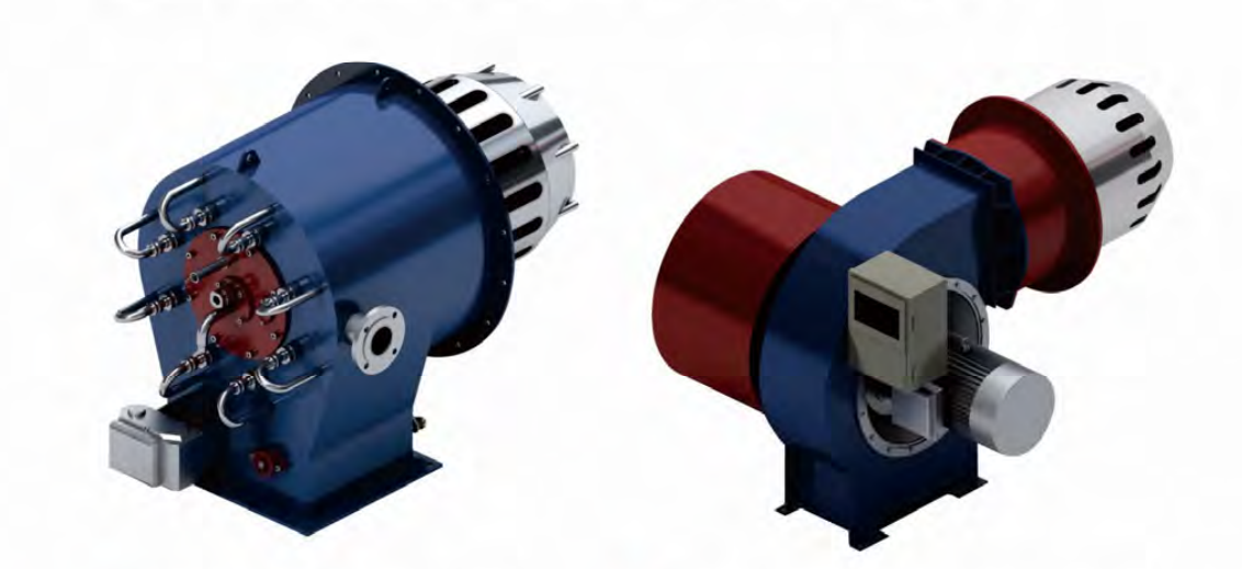 Горелки  с раздельным газом и низким содержанием азота  Полностью автоматическая 
                       и низким содержанием азота                                  встроенная горелка