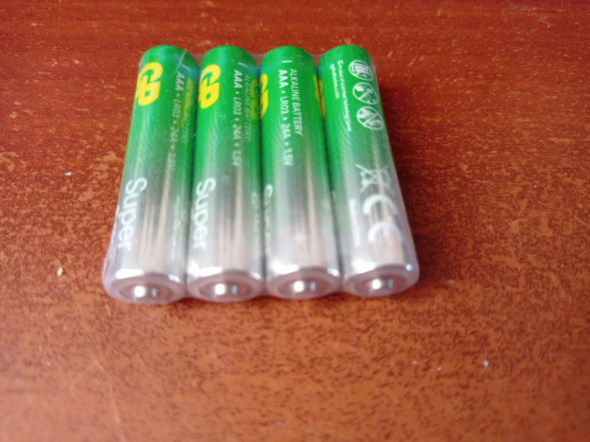 Самые распространённые в домашней тезнике батарейки ААА