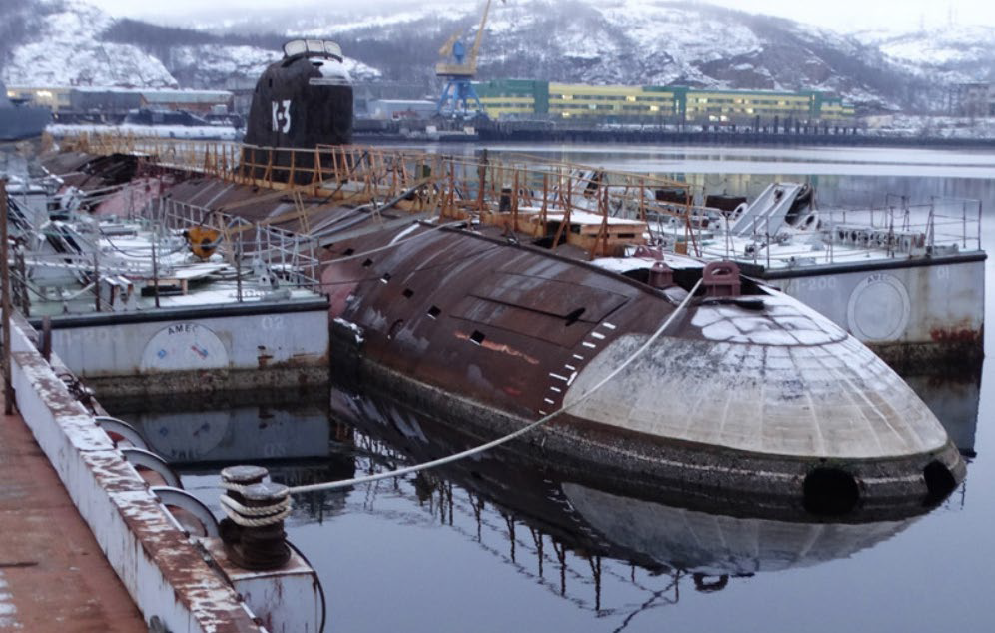 АПЛ К-3. Фото из открытых источников в интернете.