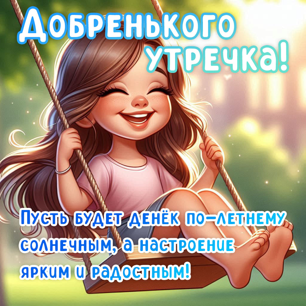 Пусть будет денёк по-летнему солнечным, а настроение ярким.