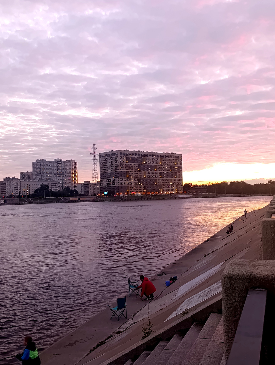 Все фото автора. Вчерашний закат у дома.