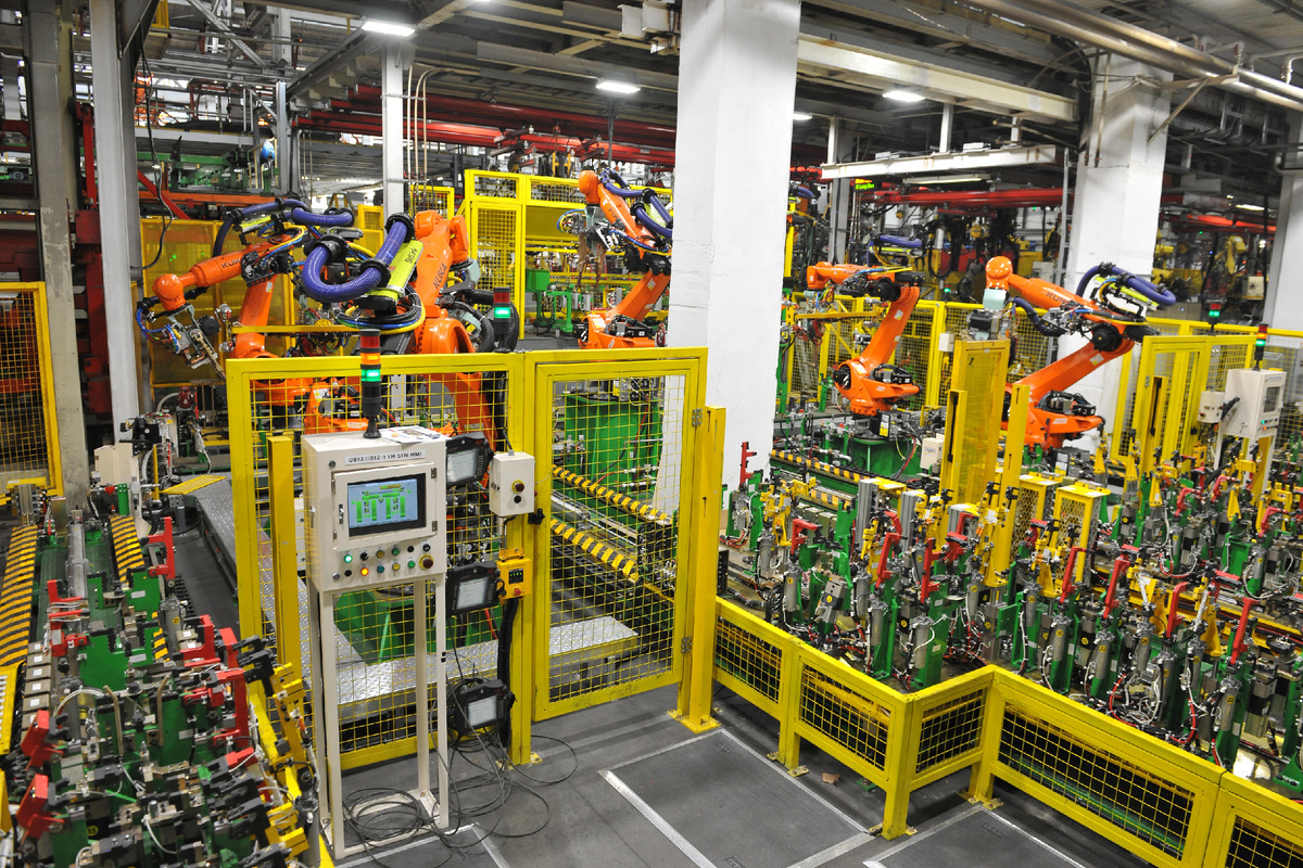 Автоматическая линия сварки лонжеронов кузовов фургонов «Газель NEXT» и «Газель NN»