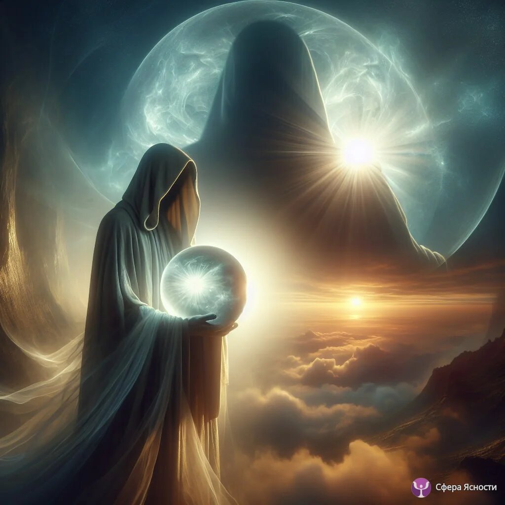 Соприкосновение с Пустотой. ИИ Генерация Савмея. Источник: https://sferayasnosti.site/gallery