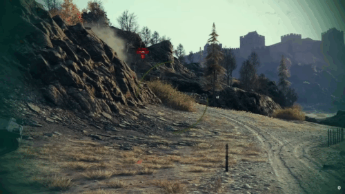 Анимация попадания