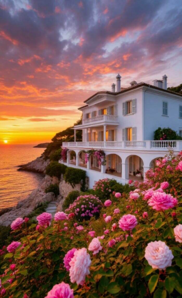 Мирон в шедевруме сгенерировал по моей просьбе виллу у моря