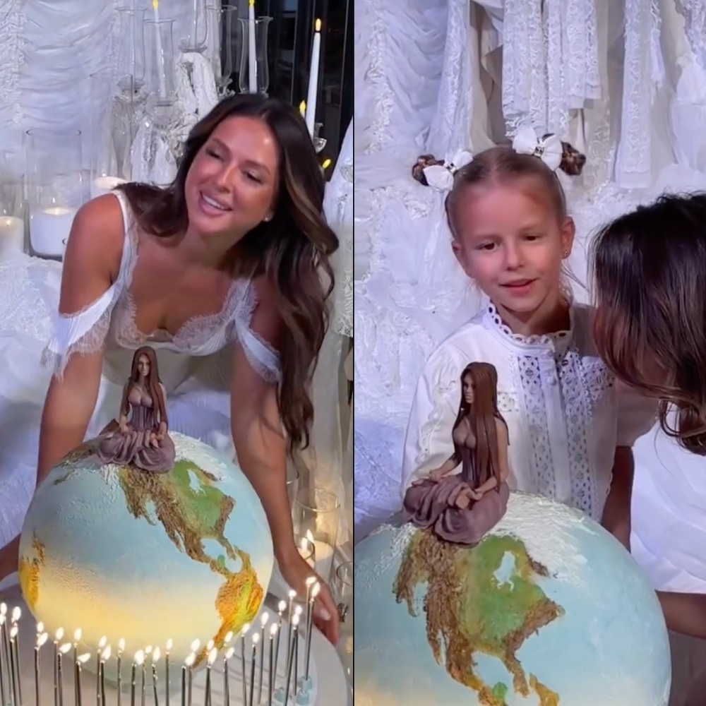 NYUSHA с дочкой Серафимой-Симбой