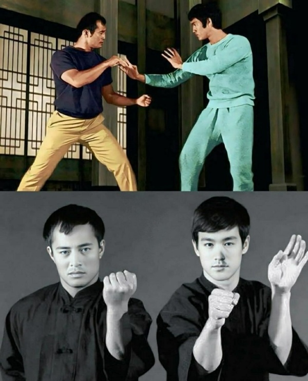 Брюс Ли и Дэн Инносанто. Коллаж фото из открытых источников