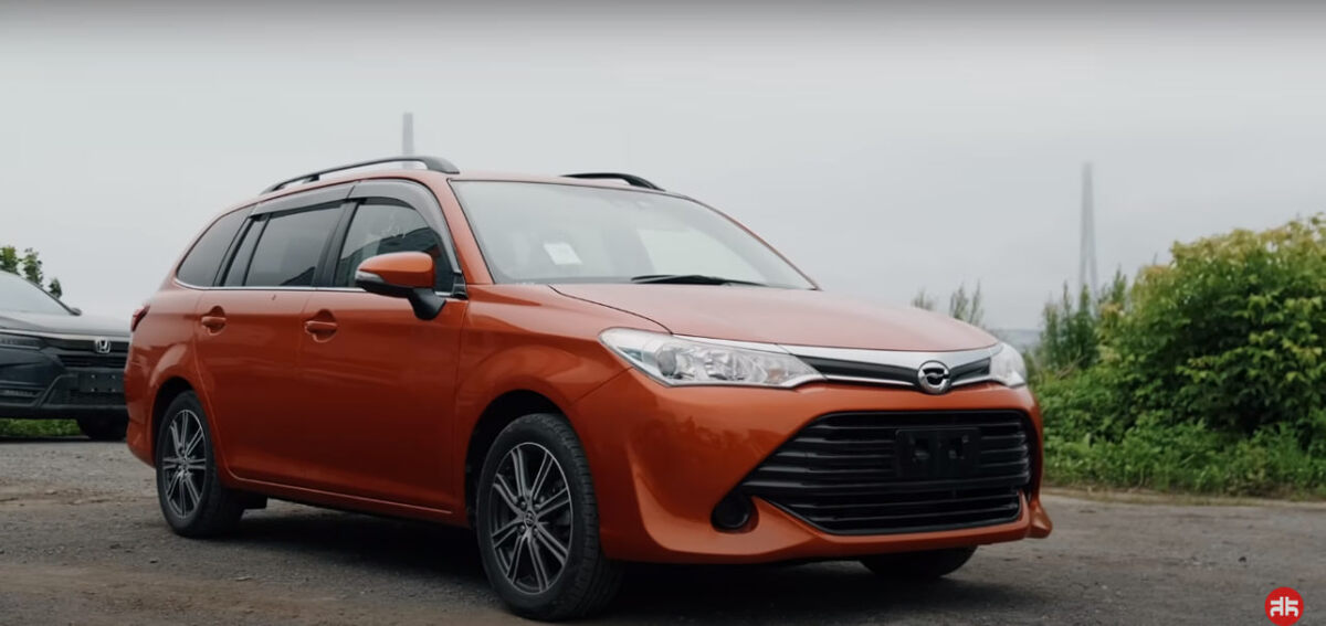 Toyota Corolla Fielder. Источник: скриншот из VKвидео канала «Япония Транзит»