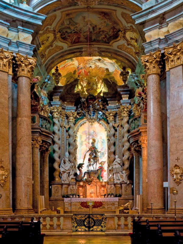 Эгид Квирин Асам и Косма Дамиан Асам,
Вельтенбург, Бавария, церковь аббатства, 1717-1721 гг.