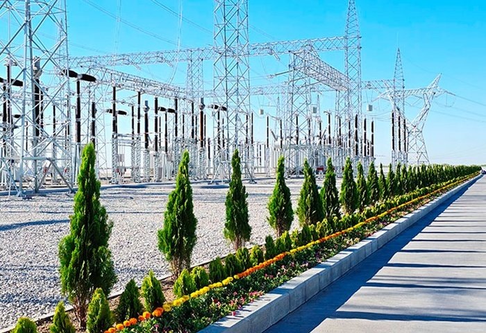 Подготовка участка под строительство новой электроподстанции, 10 июня, 2025 г., Куняургенчский этрап, Дашогузский велаят, Туркменистан (Фото: TDH)