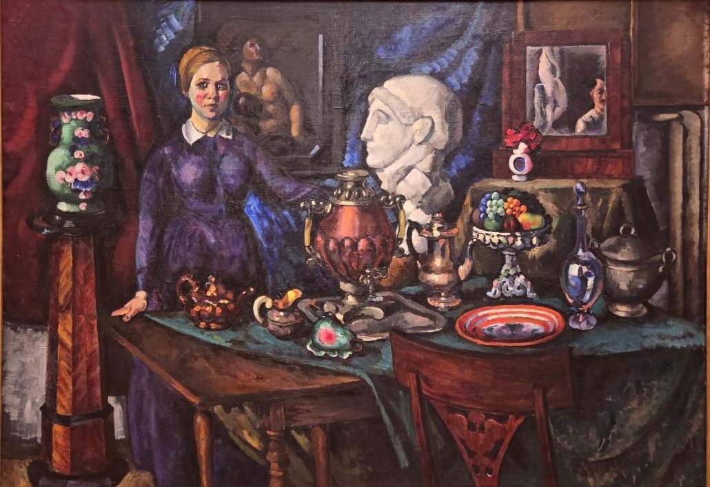 Илья Иванович Машков, «Интерьер», 1918 год. Из собрания Саратовского государственного художественного музея имени А.Н. Радищева