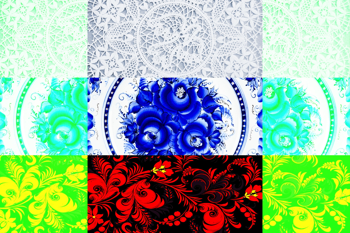 Обложка статьи "Триколор, сотканный из наследия. 22 августа - день флага России!", использована работа "Исконное", цифровой коллаж, 2025, Маргарита Григ