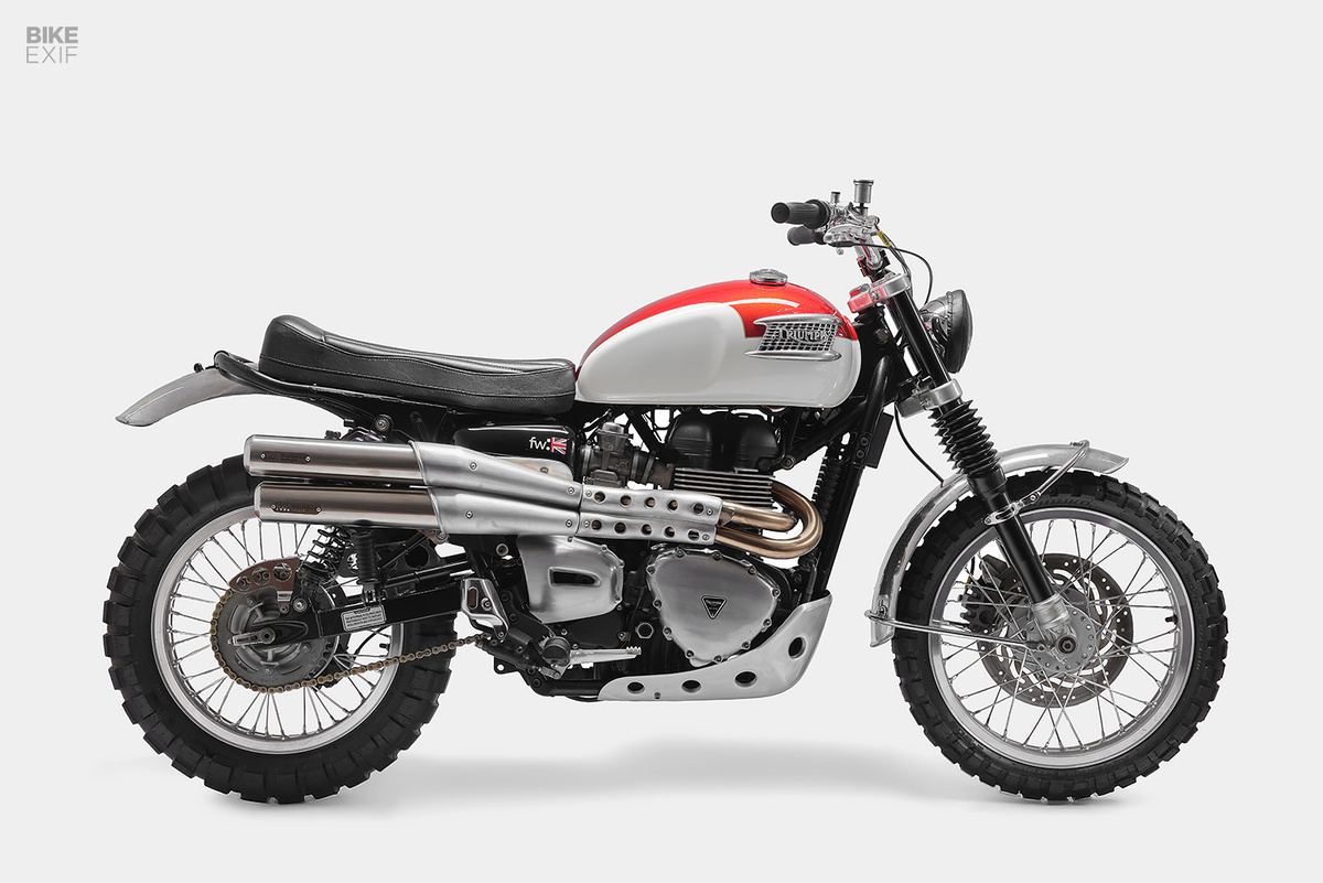 Triumph Scrambler Desert Sled из Индонезии