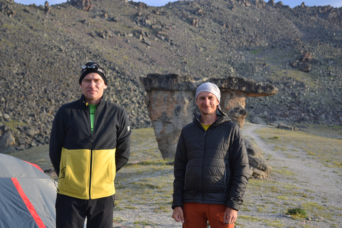 Сереги и Миша слево на право