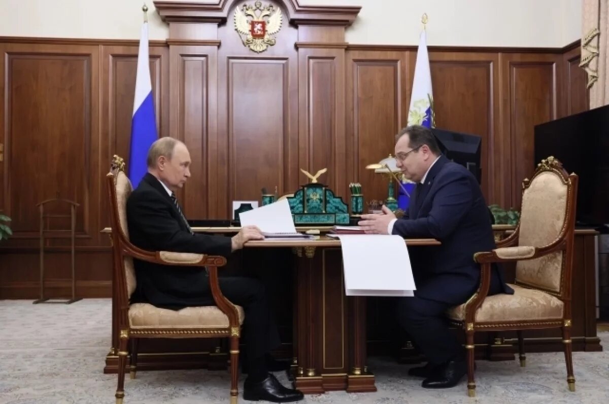    Владимир Путин провел встречу с врио главы Коми Ростиславом Гольдштейном