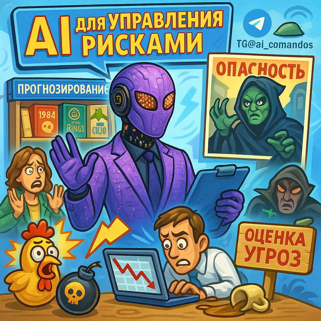    AI-риск-менеджмент: 5 шагов для 100% защиты бизнеса от угроз даже если вы не эксперт в кибербезопасности Дмитрий Попов | Comandos.ai