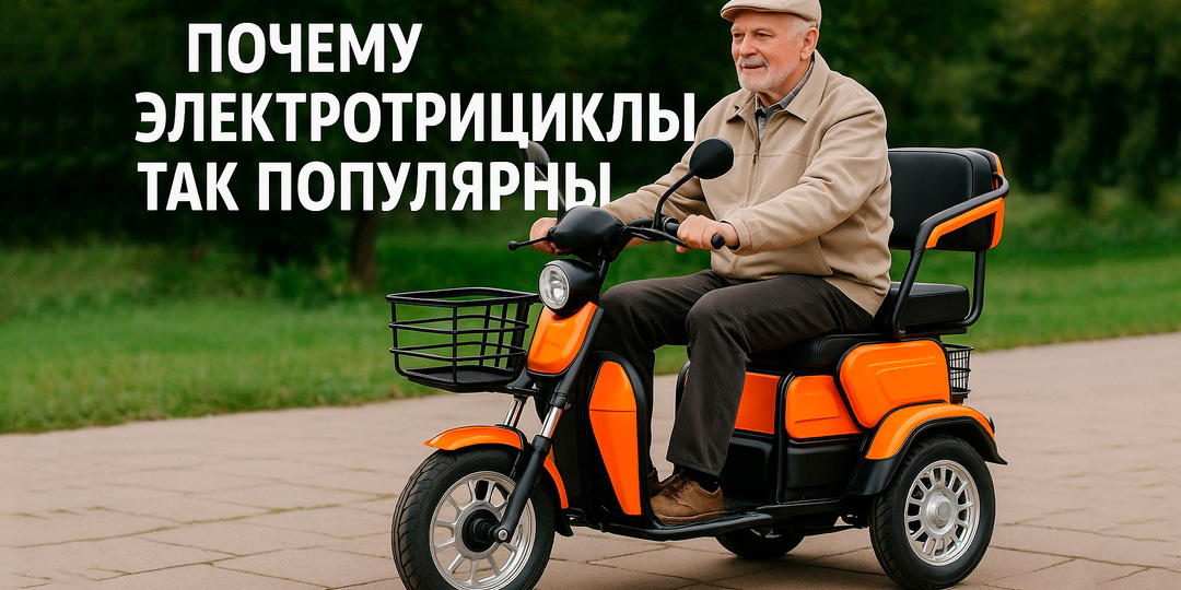 Почему электротрициклы стали так популярны у дачников и пенсионеров