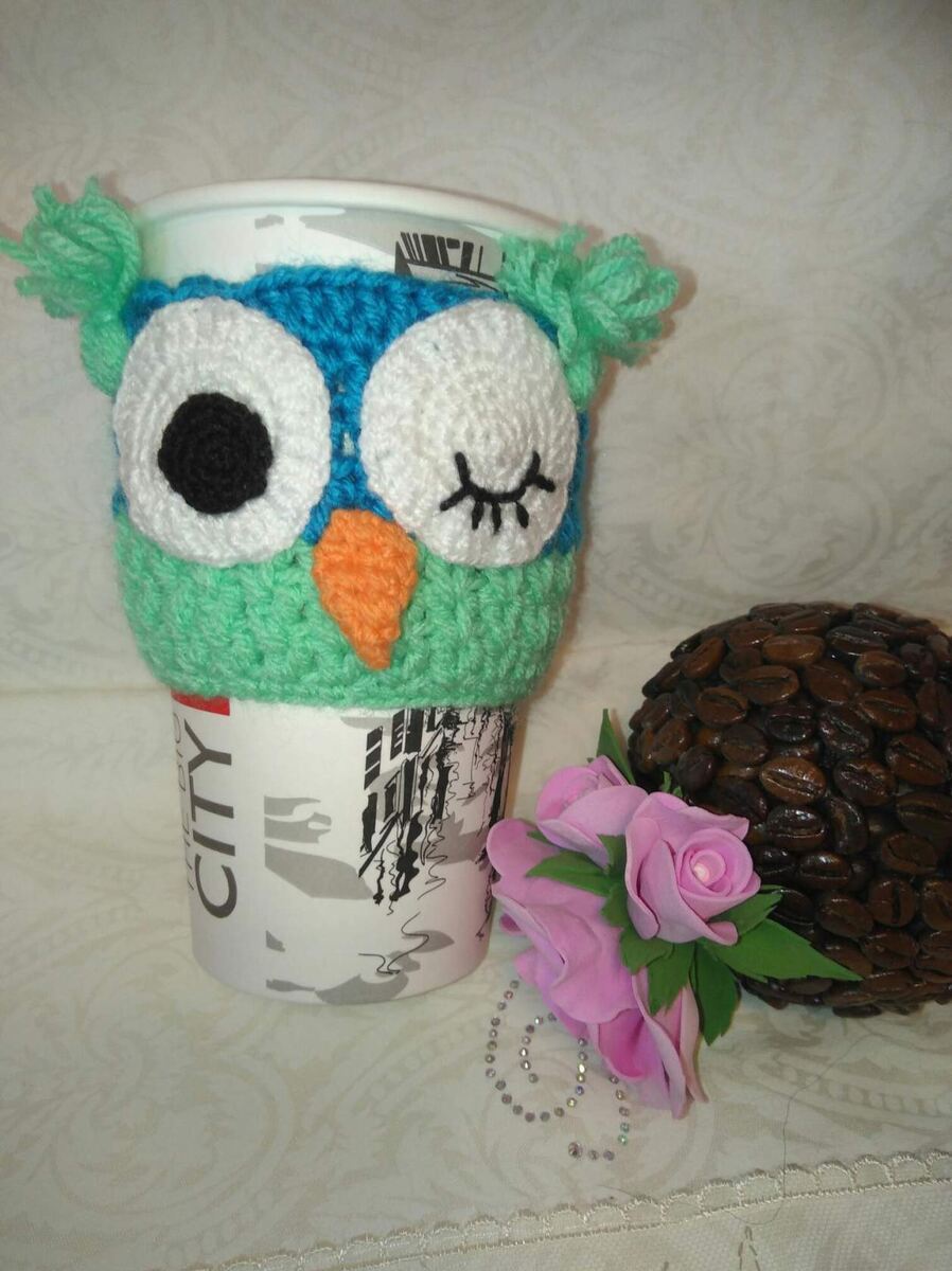 Сова на стаканчик .