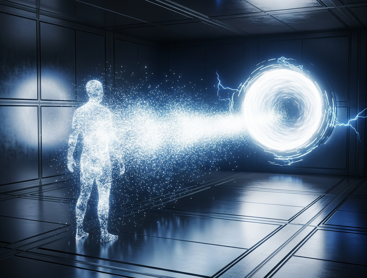 Почему телепортация это не просто фантастика. AI-генерация. Risha Lozo.