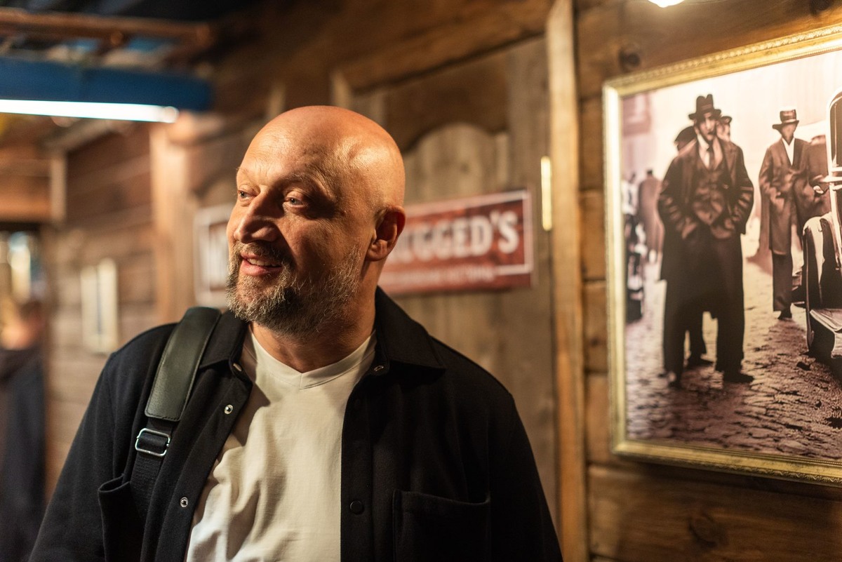 Гоша Куценко. Фото со съемок сериала "Скорая помощь-8".