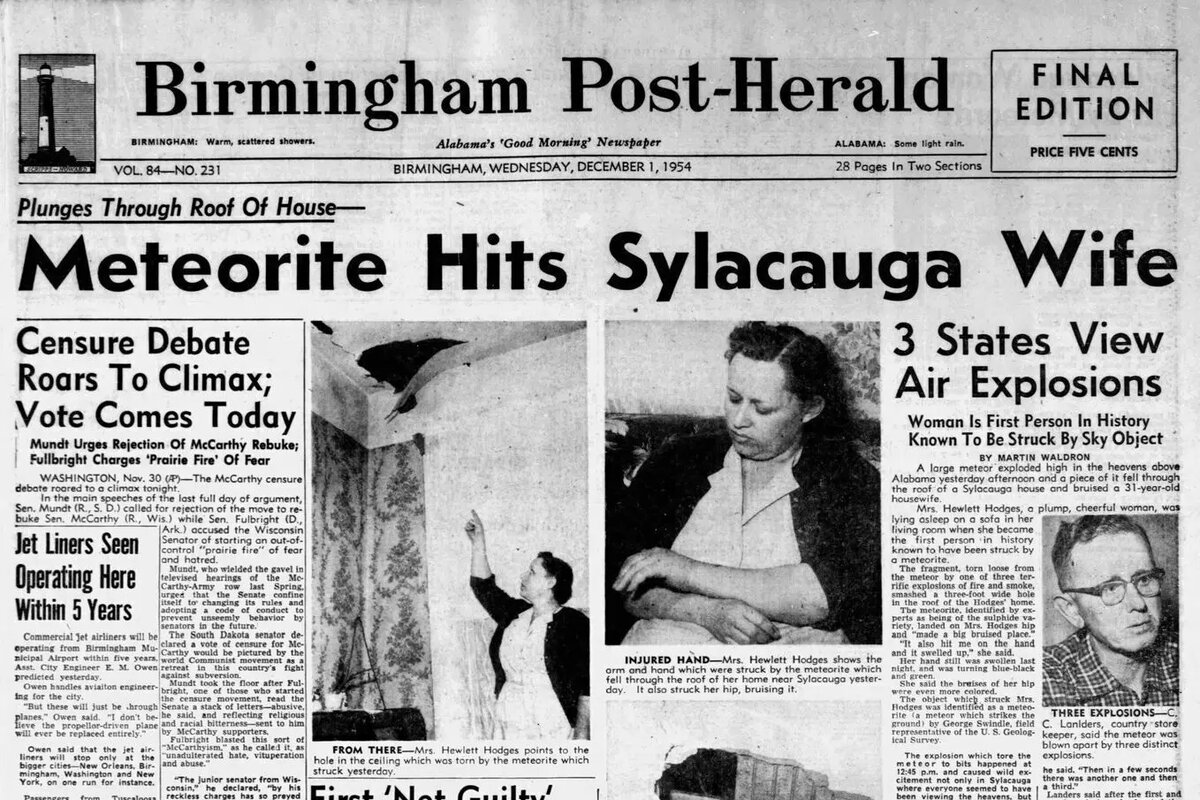 Публикации в газетах о невероятной истории Энн Ходжес