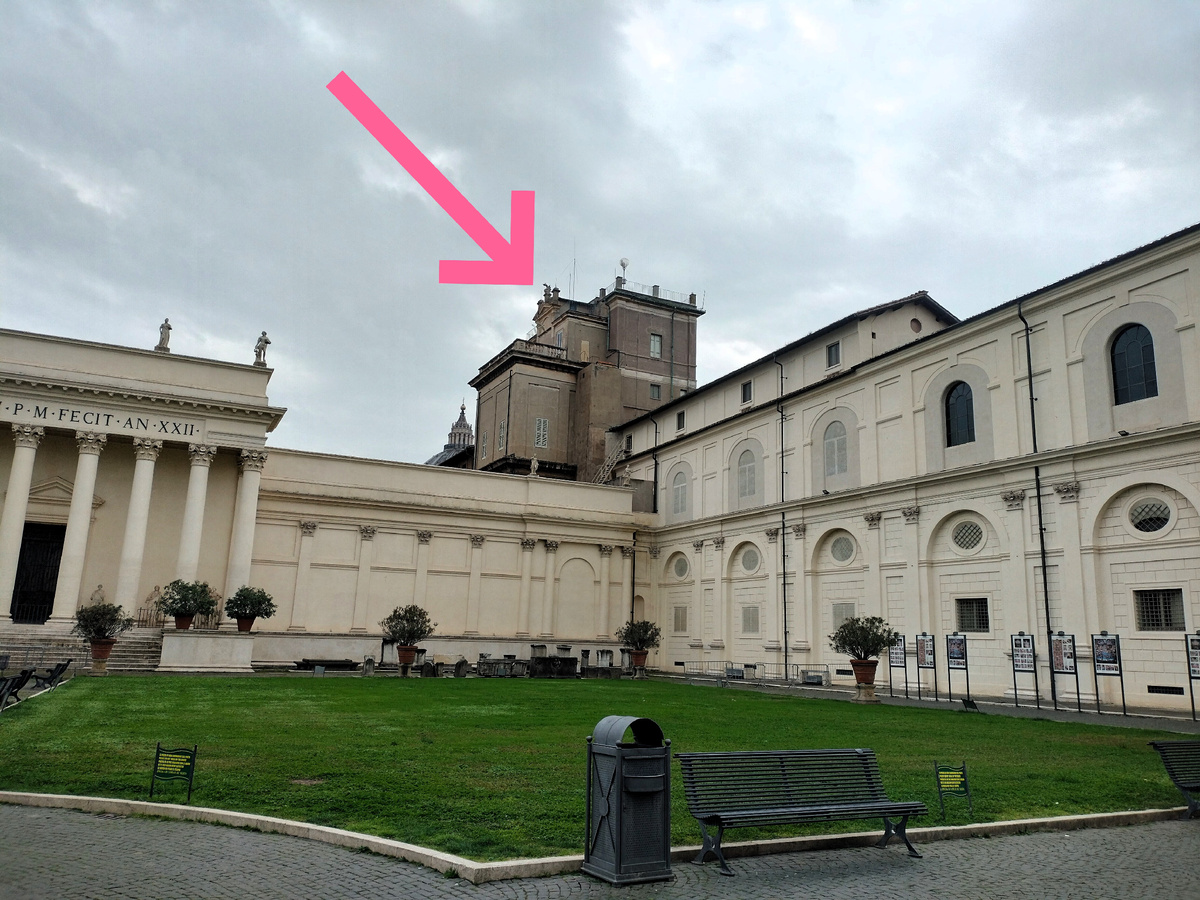 Достопримечательности Ватикана, башня Ветров