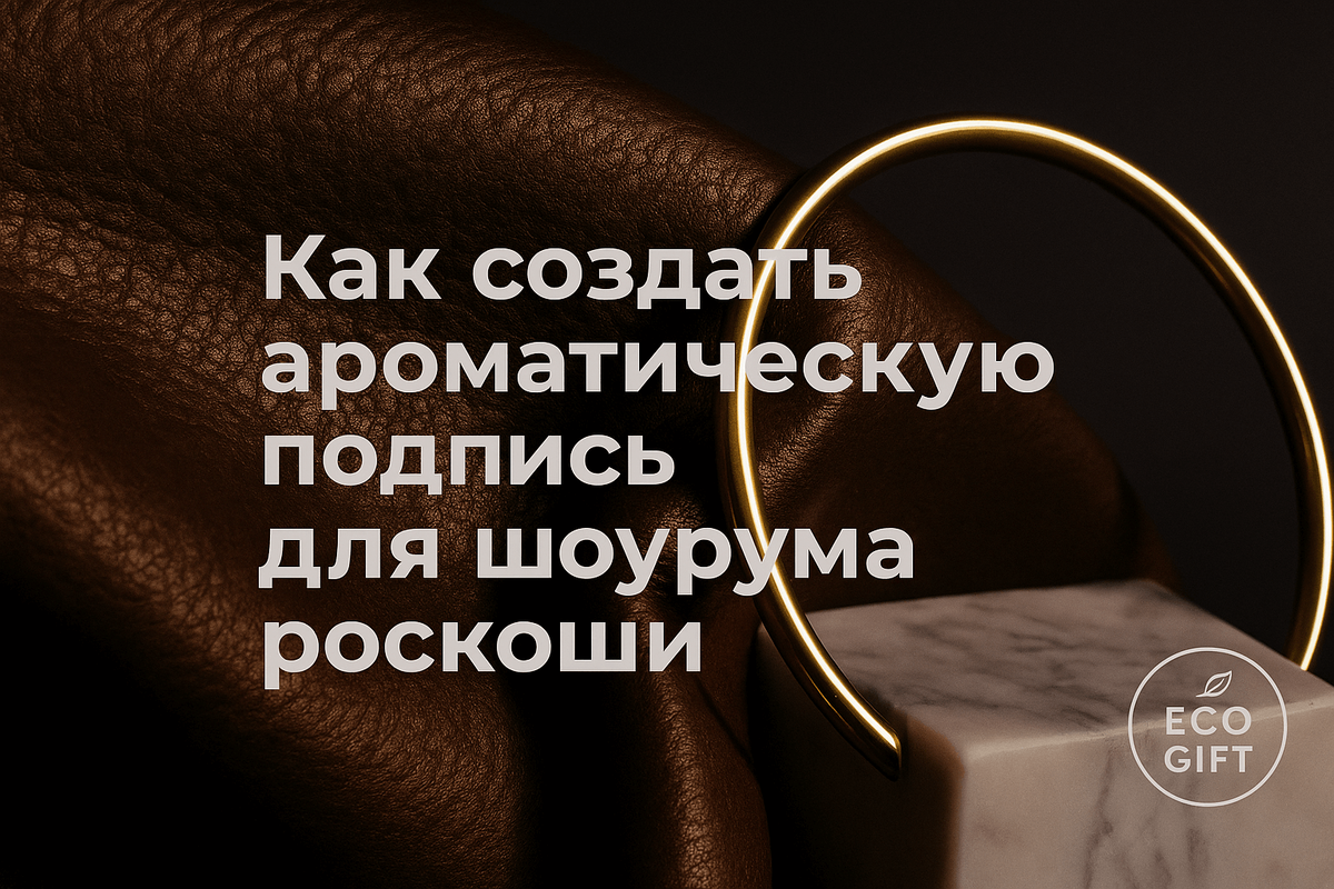    Как создать ароматическую подпись для шоурума роскоши Марина Погодина