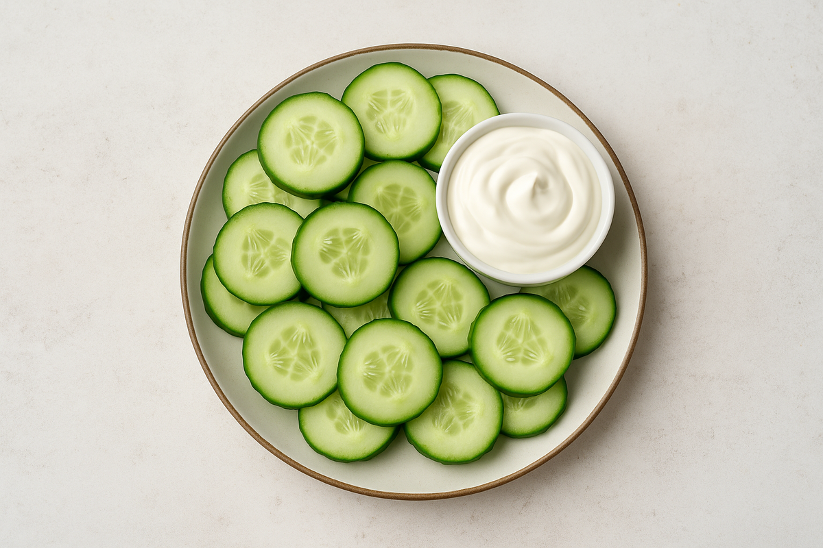 Калорийность огурцов с соусом — свежие огурцы и соус