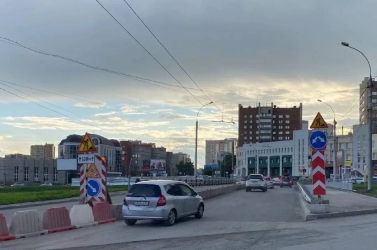    Ремонт путепровода на Фрунзе в Новосибирске планируется завершить в октябре