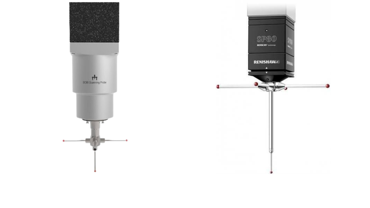Неповоротная измерительная головка SC80 LaiYin Measurement Technology и неповоротная измерительная головка SP80 Renishaw 