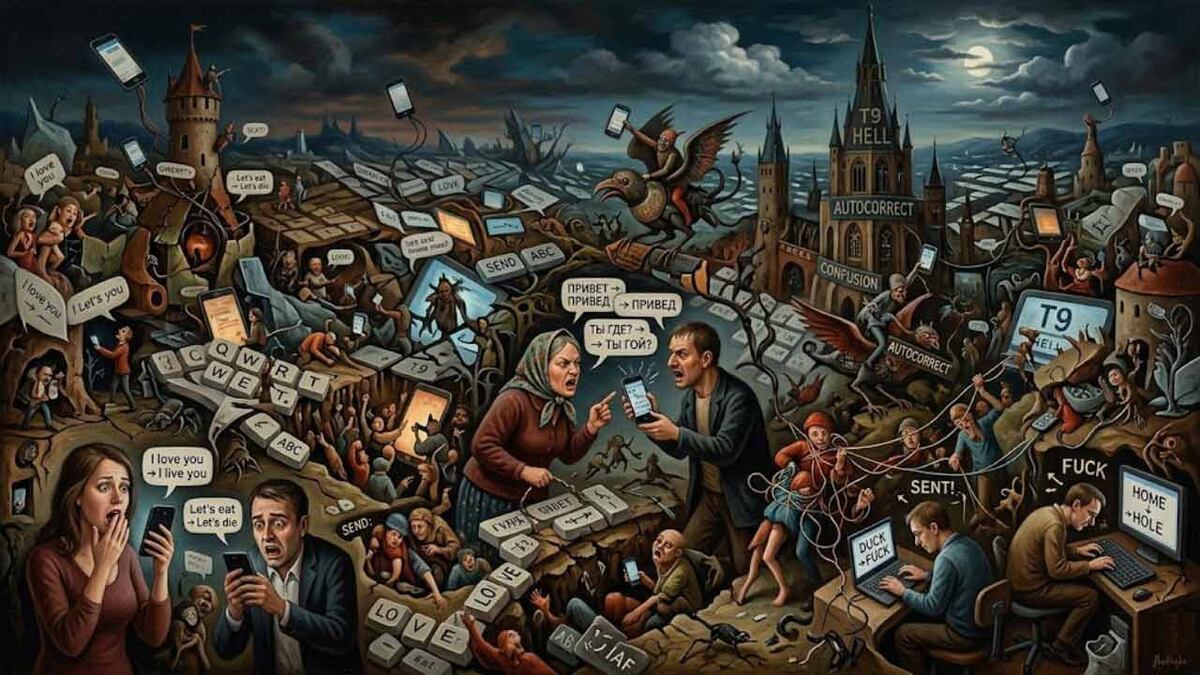 Функция автозамены Т9 и что она себе позволяет в вашем телефоне