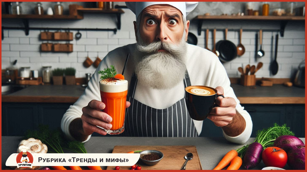 Морковный латте