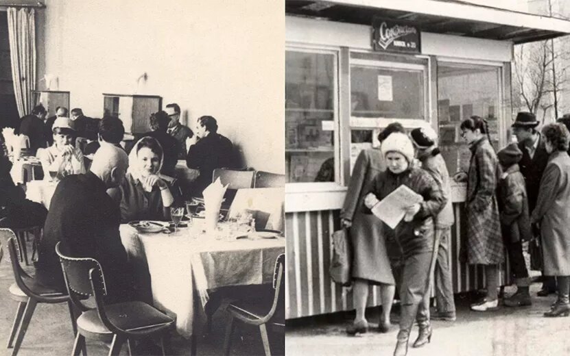    Очередь за газетами, авария, пустой магазин: редкие фотографии старого Ижевска