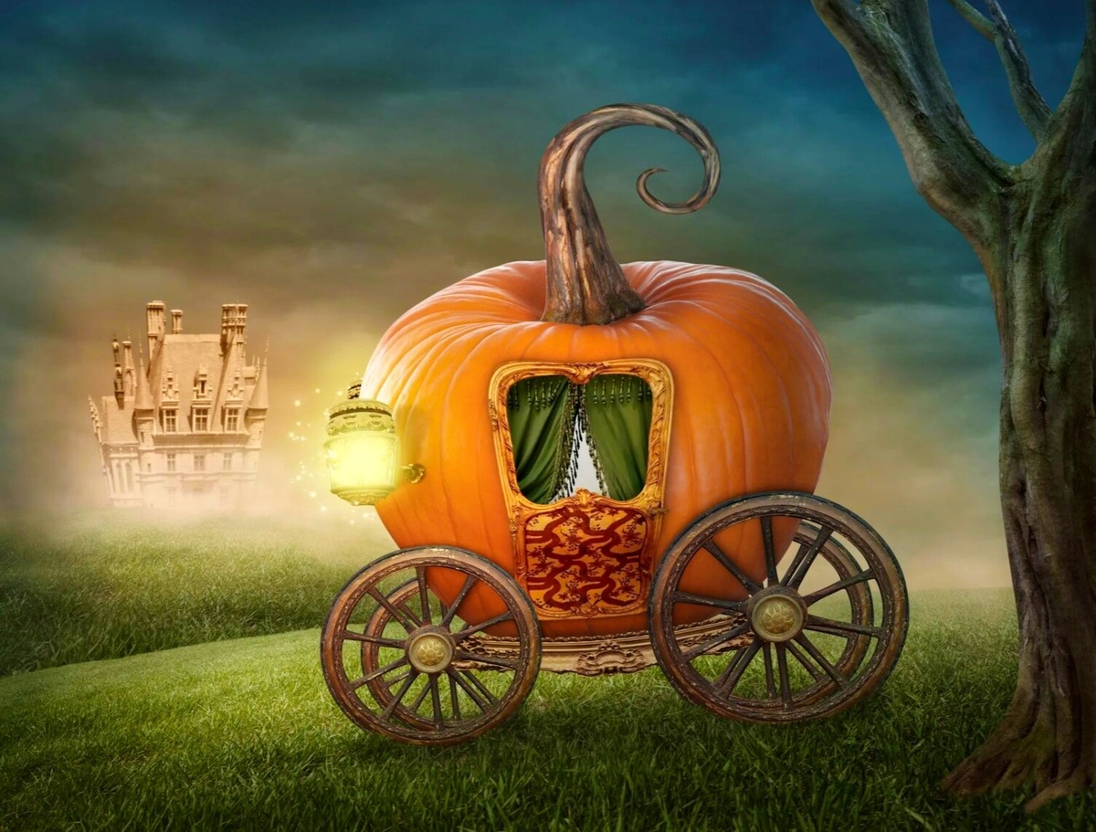 Вместо кареты приехал автобус, да и на улице был конец ноября. (Картинка - in.pinterest.com.)