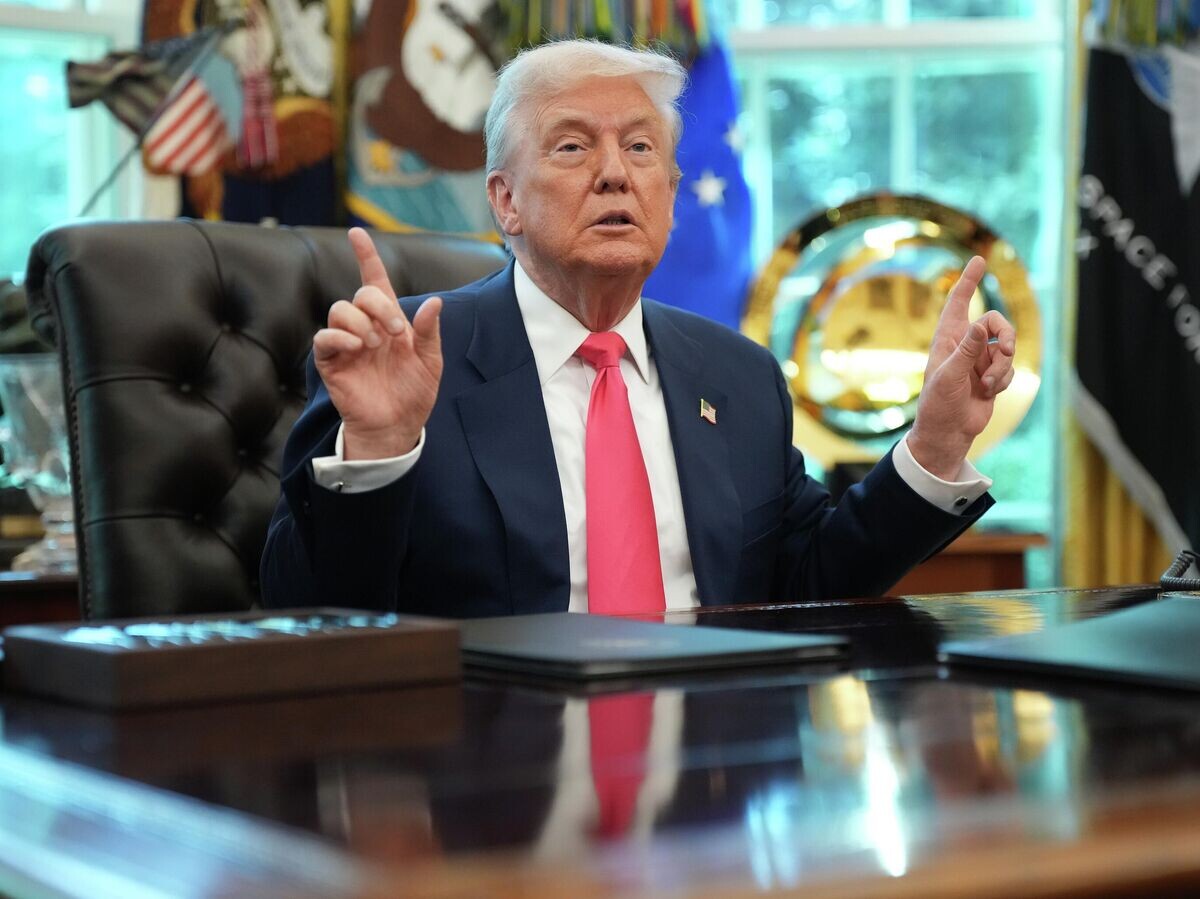    Президент США Дональд Трамп© Getty Images / Andrew Harnik