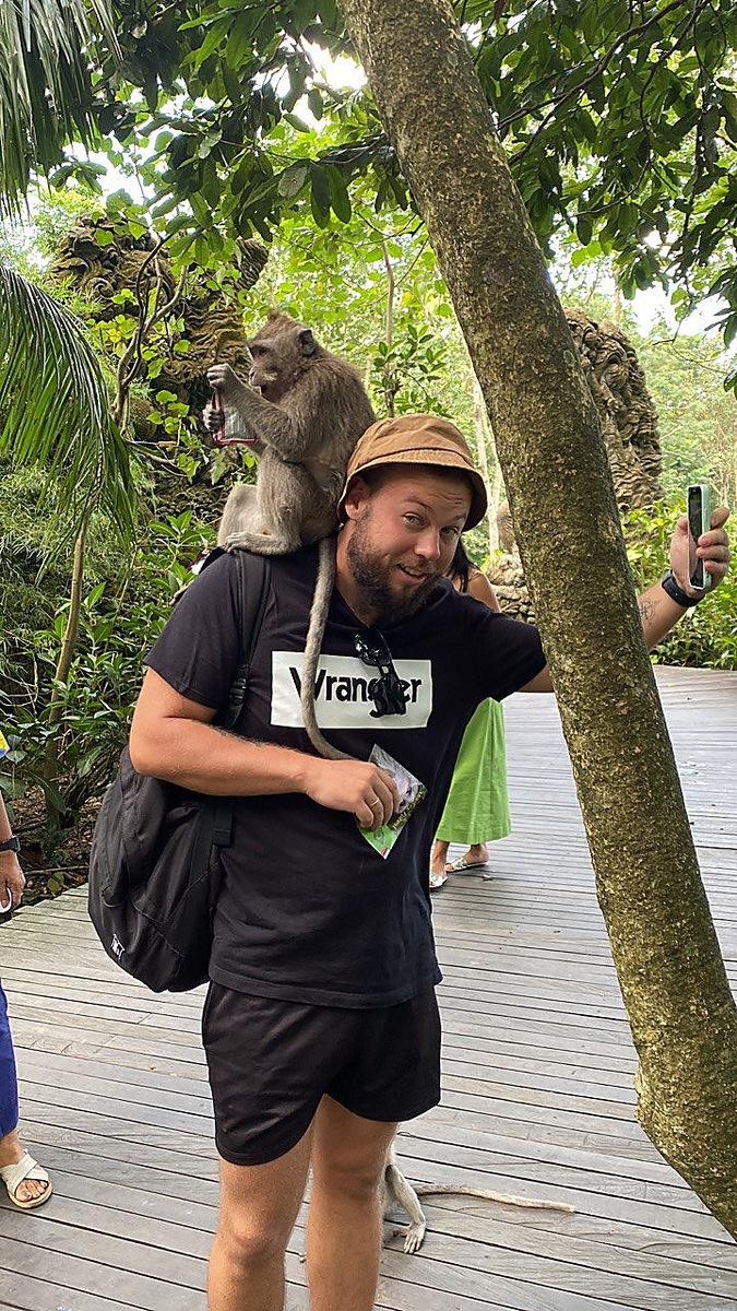 Бали Индонезия (заповедник обезьян)