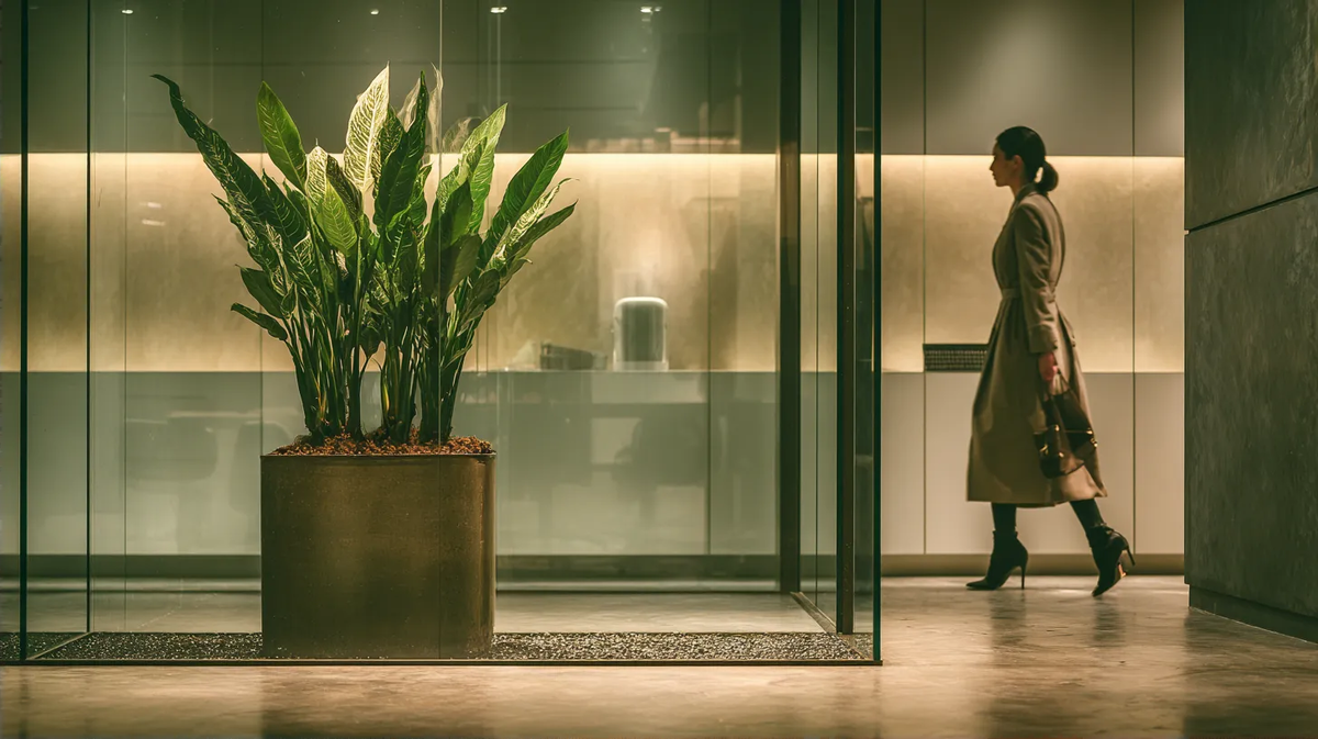 Растения — элемент архитектуры, как свет, мрамор или зеркальные панели.