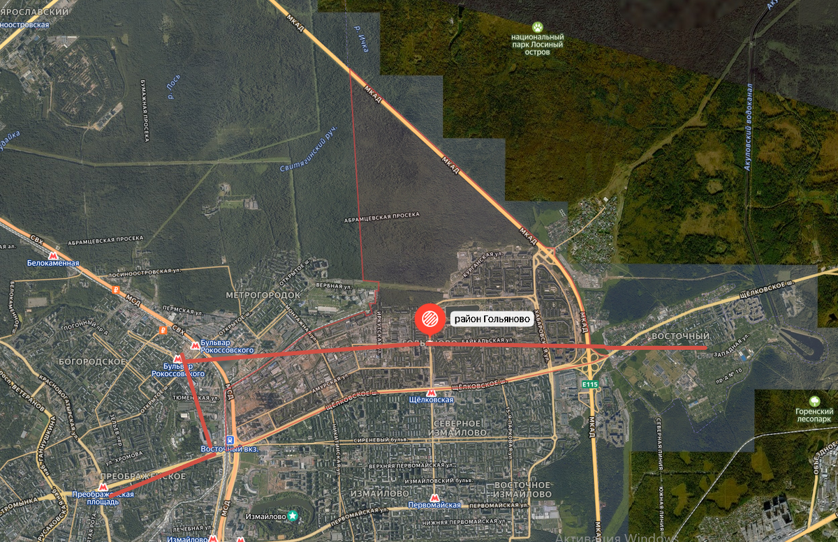 Планы продления Сокольнической линии.