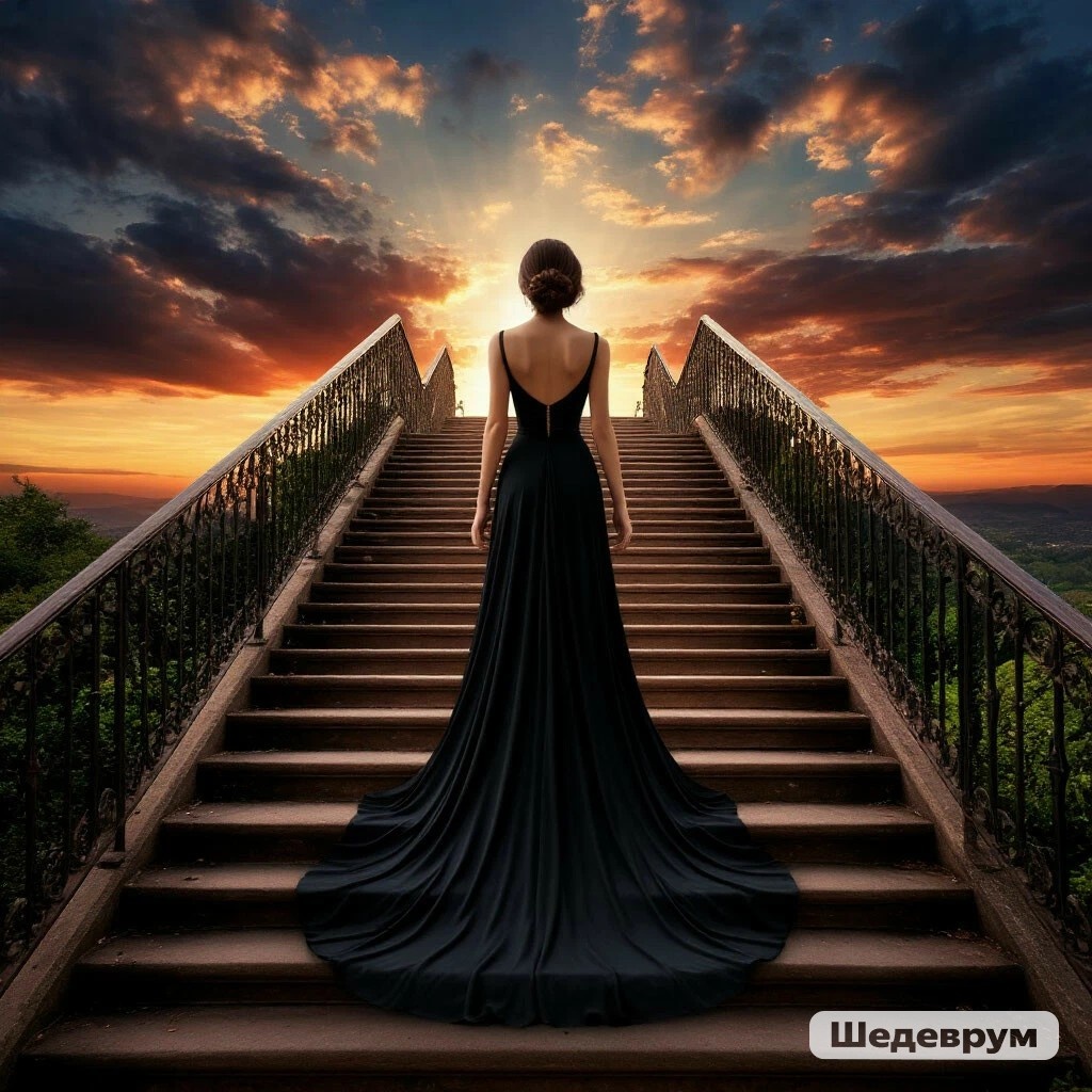 С утра до вечера. Сгенерировано нейросетью Шедеврум по запросу автора.