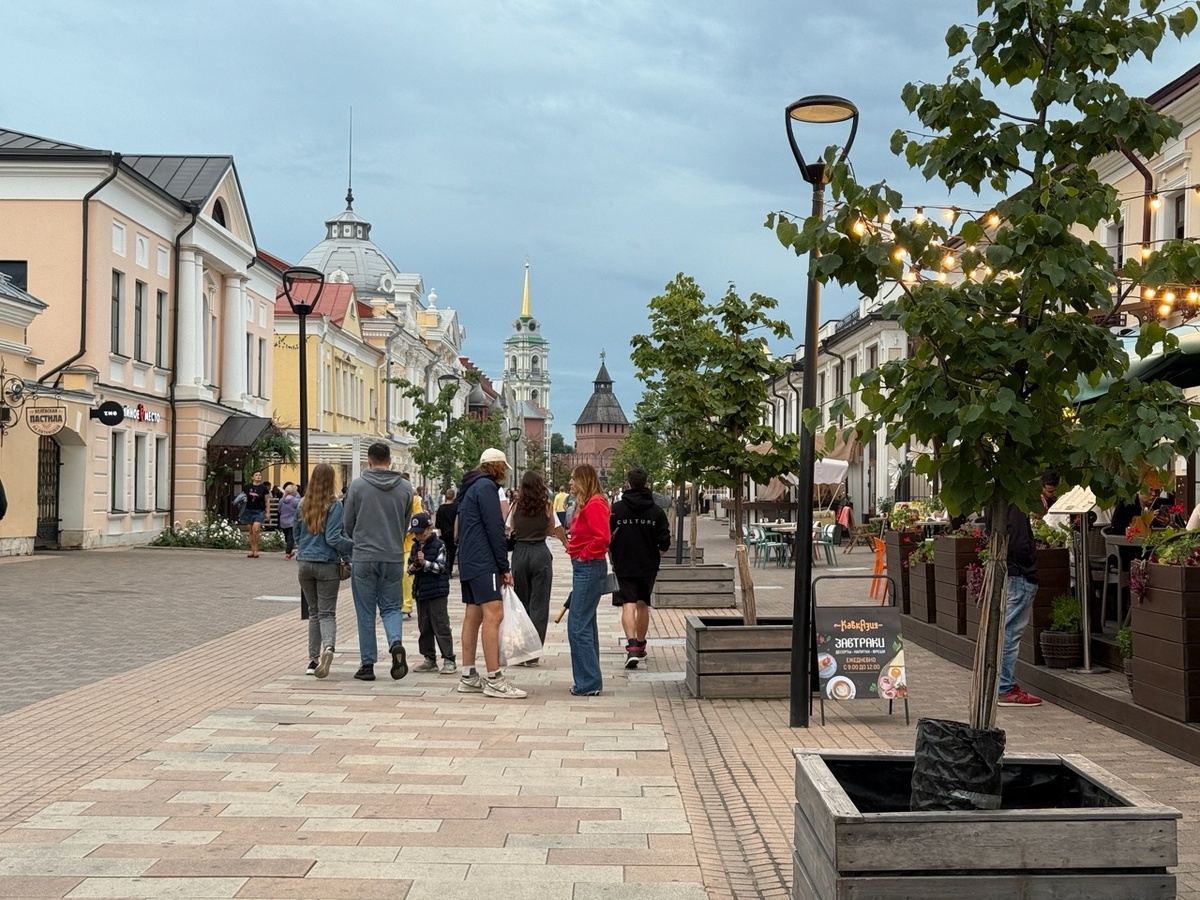 Пешеходная ул. Металлистов, Тула. Фото моё.