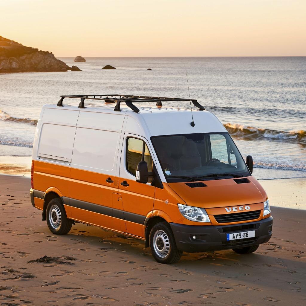 Автодом, очень похожий на наш фургон