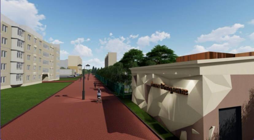    В Пыть-Яхе благоустроят Аллею Ветеранов со светодиодным видеопилоном по дороге к Вечному огню