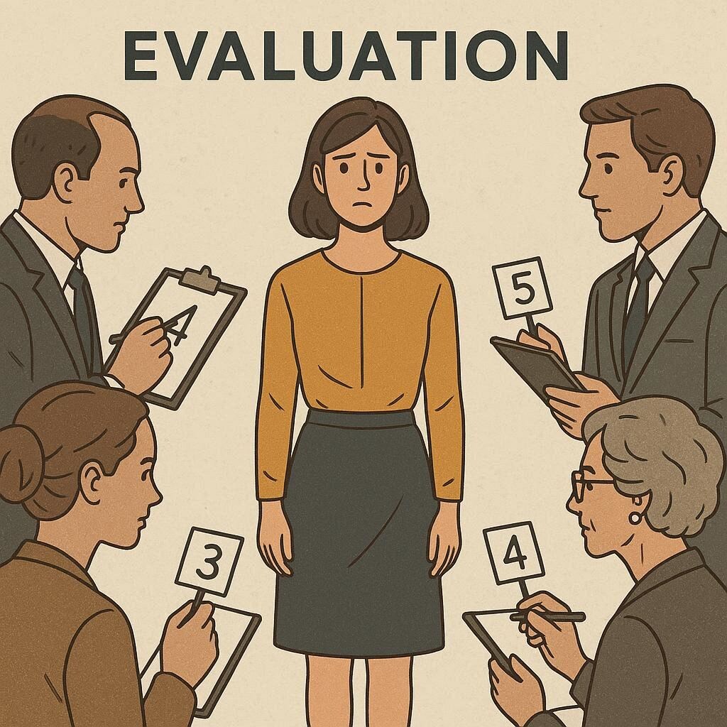 Подвергаться оценке каждый день и считать это нормой