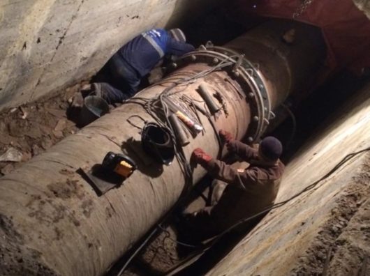    Авария на водоводе//Фото: администрация Новочеркасска