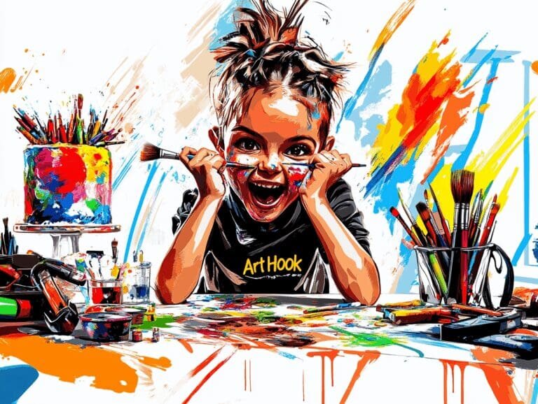    Рисование на детском празднике: как создать незабываемые воспоминания и развить творческий потенциал вашего ребенка Art-Hook.Ru