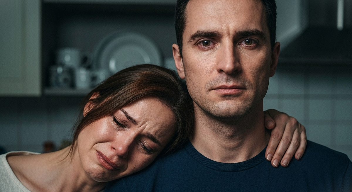 Рассказ: Жена плакала у мужа на плече из-за того, что её бросил любовник. А муж молча гладил жену по спине, не сожалея о своих 2-х романах на стороне